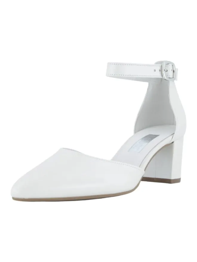 Gabor Pumps^Riemchenpumps in Weiß