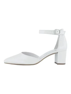 Gabor Pumps^Riemchenpumps in Weiß