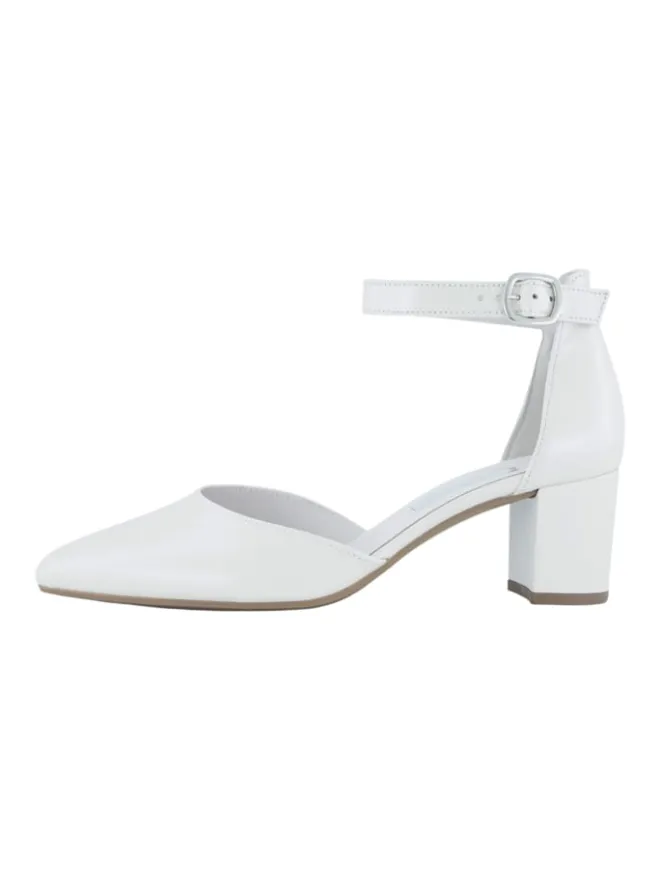 Gabor Pumps^Riemchenpumps in Weiß