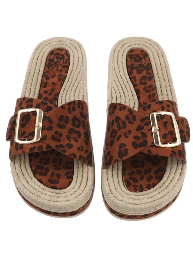 Sandale & Sandalette in Braun und Beige>Ital-Design Hot