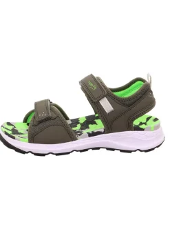 superfit Sandalen·Sandalen^Sandale "Criss cross" in Khaki/ Grün