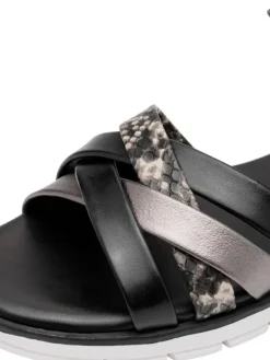 Sandale in BLACK COMB><noscript><img width=