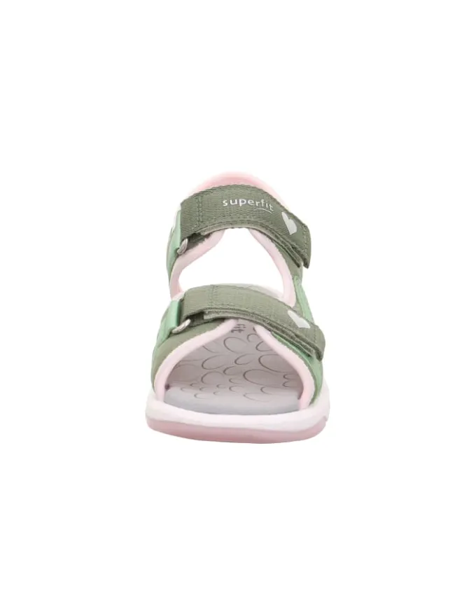 superfit Sandalen·Sandalen^Sandale PEBBLES in Hellgrün/Rosa