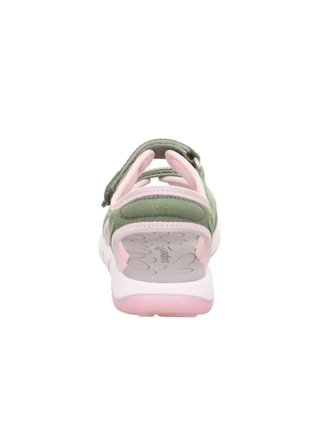 superfit Sandalen·Sandalen^Sandale PEBBLES in Hellgrün/Rosa