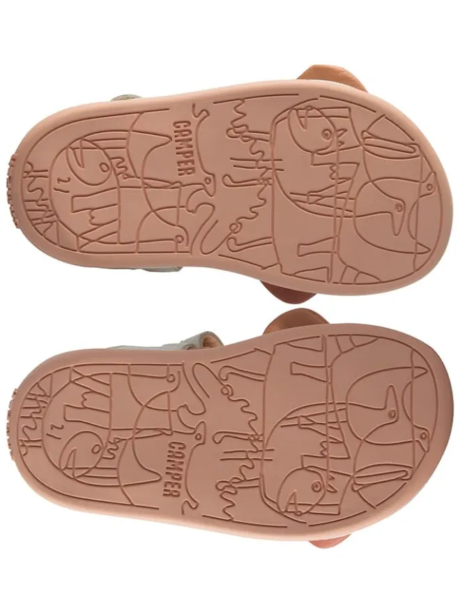 Camper Sandalen^Sandalen "Bicho" in Creme