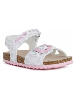 Geox Sandalen^Sandalen "Chalki" in Weiß/ Silber