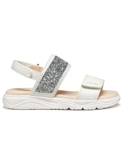 Geox Sandalen·Sandalen^Sandalen "Deaphne" in Silber/ Weiß
