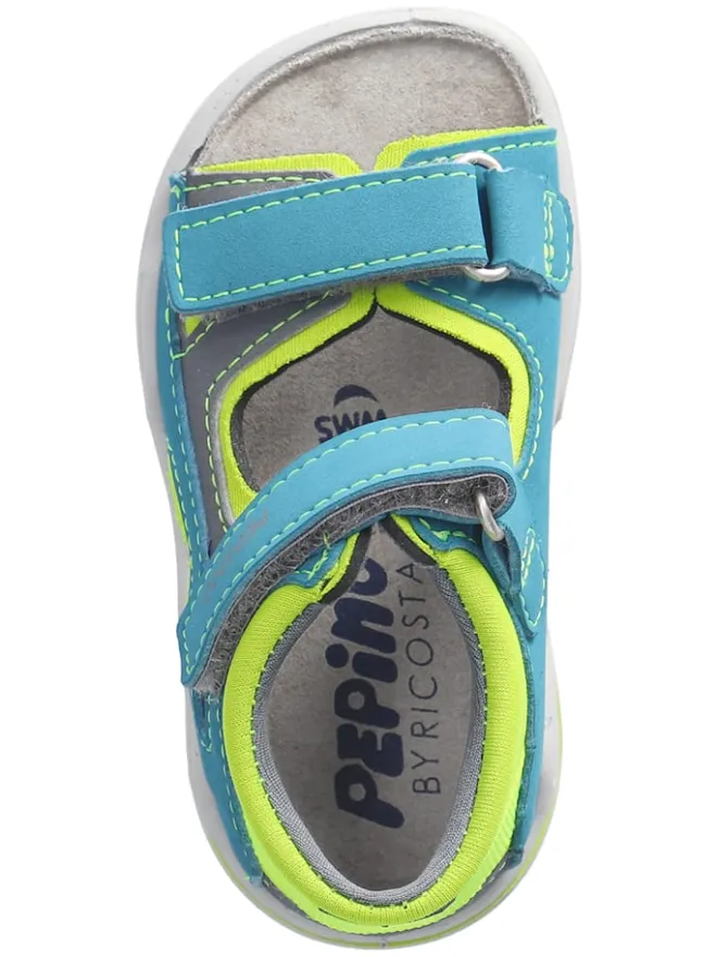 Sandalen "Espi" in Hellblau/ Grün>PEPINO New