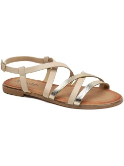Sixth Sens Sandalen^Sandalen in Beige/ Gold