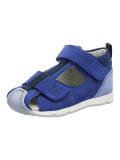 Däumling Krabbelschuhe^Sandalen in Blau