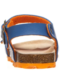 billowy Sandalen^Sandalen in Blau/ Orange