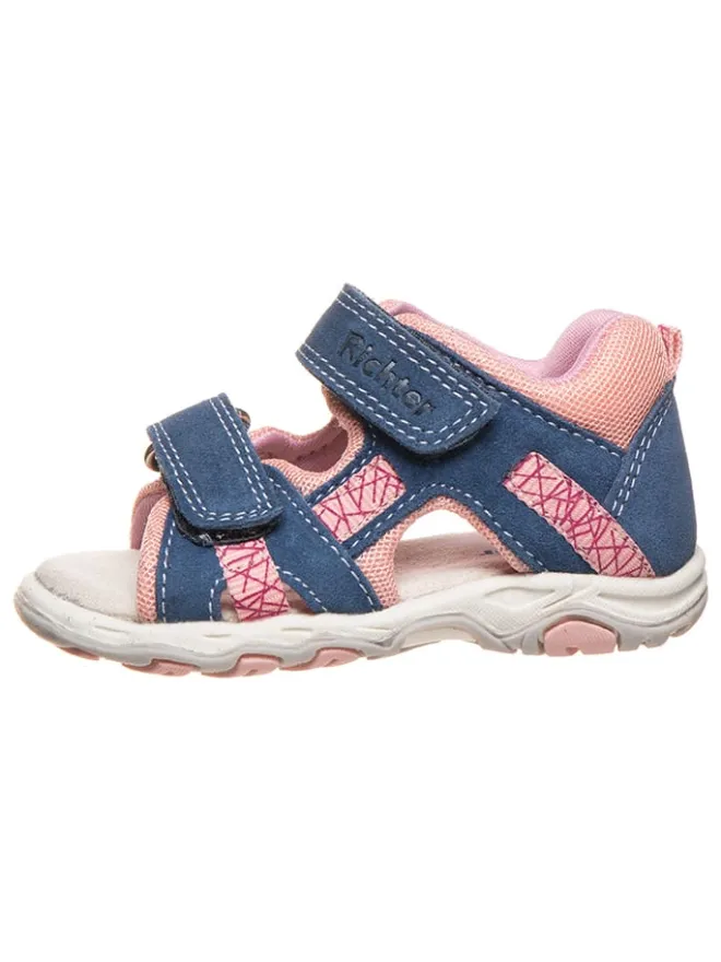 Richter Shoes Sandalen^Sandalen in Blau/ Rosa