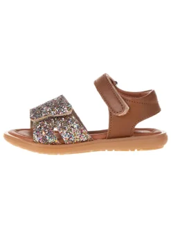 Sandalen in Braun/ Bunt>lamino Best