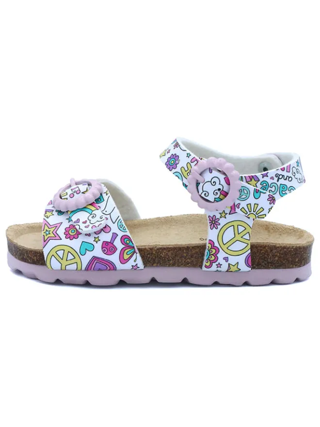 billowy Sandalen·Sandalen^Sandalen in Bunt