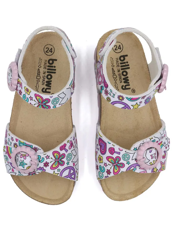 billowy Sandalen·Sandalen^Sandalen in Bunt