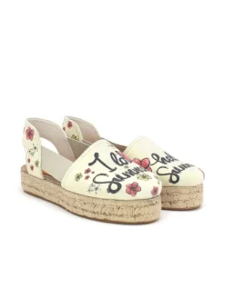 Sandalen in Creme/ Bunt>Calceo Discount