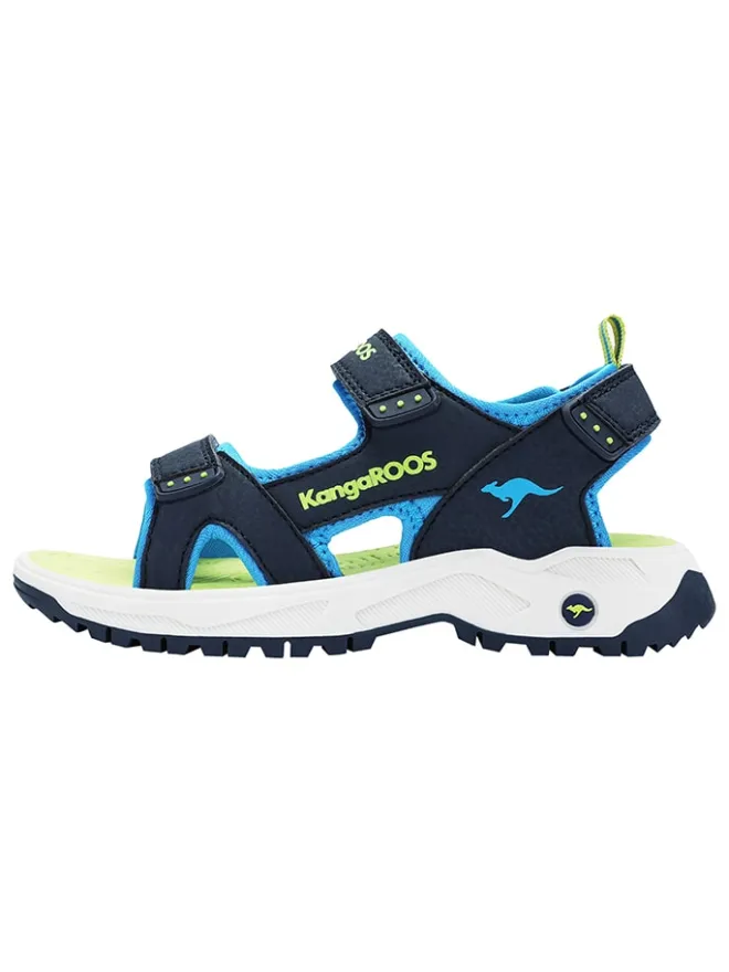 Sandalen in Dunkelblau/ Grün>Kangaroos Hot