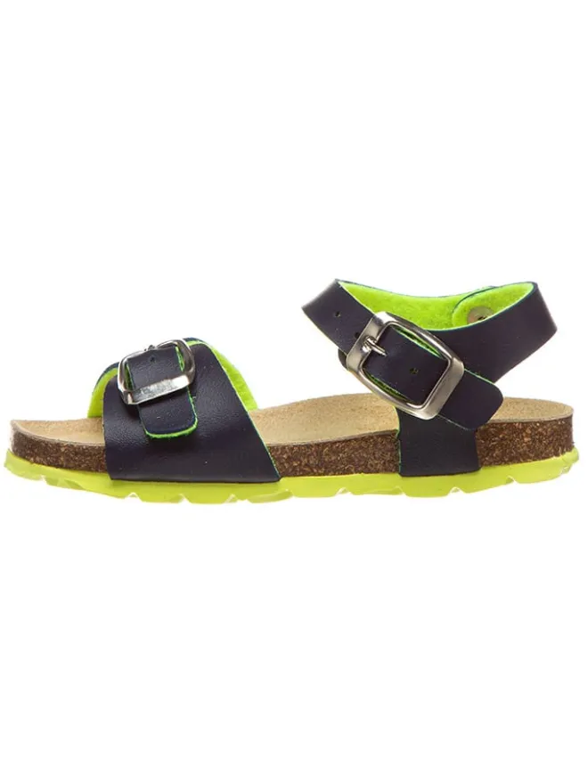 Sandalen in Dunkelblau/ Grün>billowy Sale
