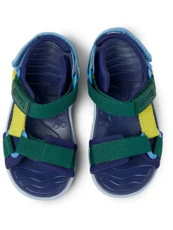 Sandalen in Dunkelblau/ Grün><noscript><img width=