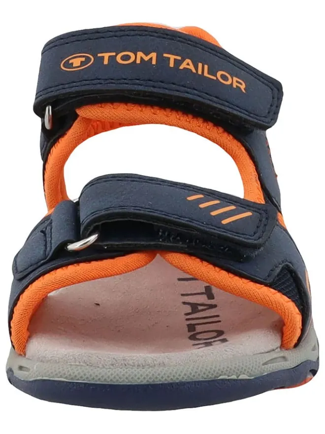 Sandalen in Dunkelblau/ Orange>Tom Tailor Sale