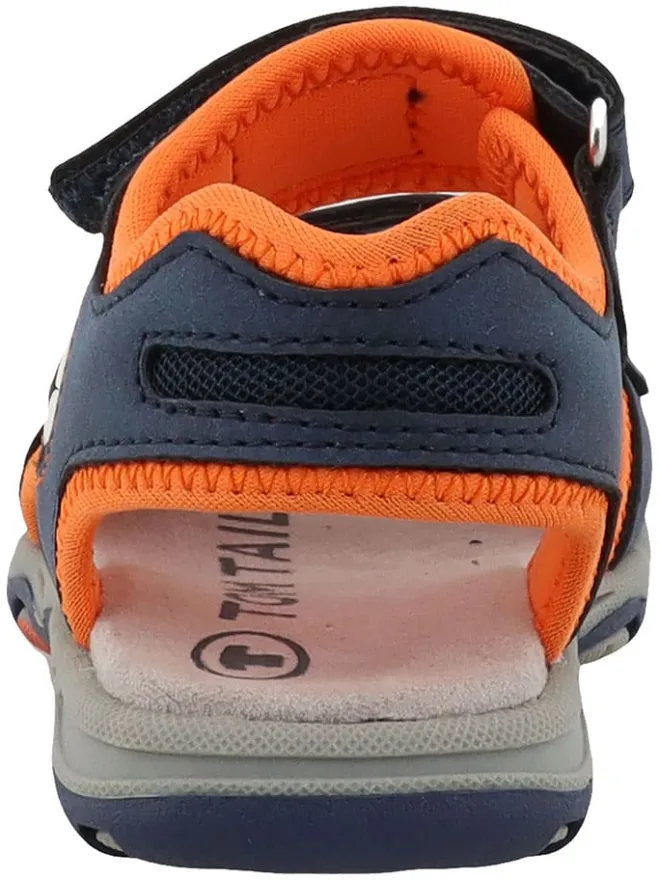 Sandalen in Dunkelblau/ Orange>Tom Tailor Sale