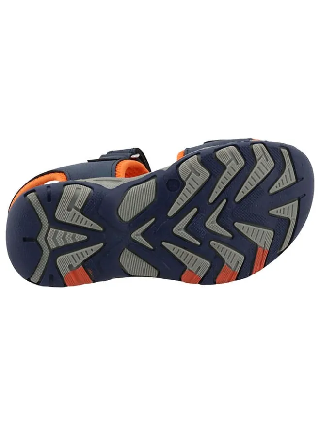 Sandalen in Dunkelblau/ Orange>Tom Tailor Sale