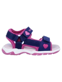 Sandalen in Dunkelblau/ Pink>Richter Shoes Online