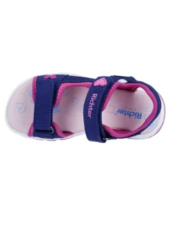 Sandalen in Dunkelblau/ Pink><noscript><img width=