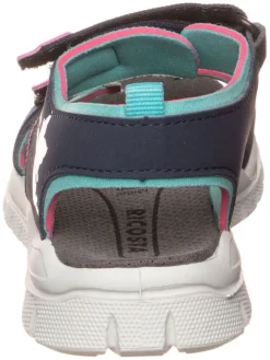 Sandalen in Dunkelblau/ Pink/ Türkis><noscript><img width=