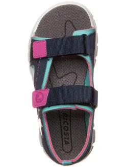 Sandalen in Dunkelblau/ Pink/ Türkis><noscript><img width=