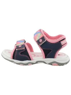 Tom Tailor Sandalen·Sandalen^Sandalen in Dunkelblau/ Rosa/ Bunt