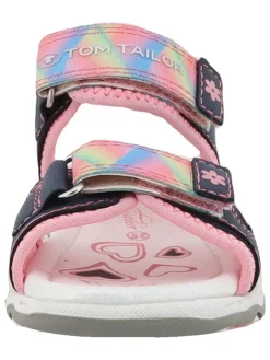 Tom Tailor Sandalen·Sandalen^Sandalen in Dunkelblau/ Rosa/ Bunt