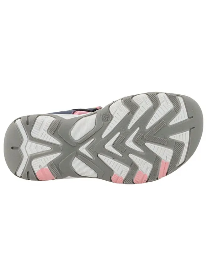 Tom Tailor Sandalen·Sandalen^Sandalen in Dunkelblau/ Rosa/ Bunt