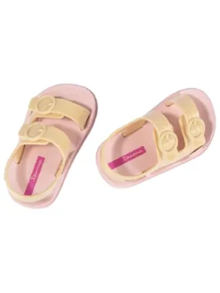 Sandalen in Gelb/ Rosa><noscript><img width=