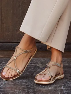 Sandalen in Gold>Bellucci New