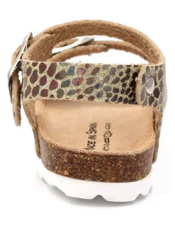Sandalen in Gold><noscript><img width=
