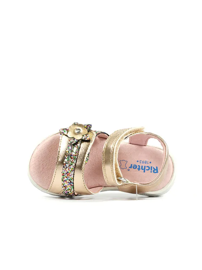 Sandalen in Gold>Richter Shoes Online