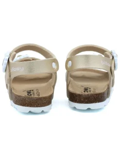 Sandalen in Gold><noscript><img width=