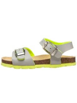 billowy Sandalen^Sandalen in Grau/ Gelb