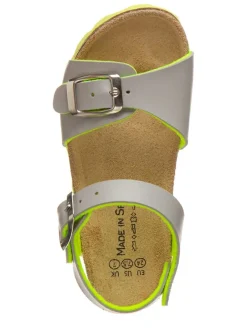 billowy Sandalen^Sandalen in Grau/ Gelb