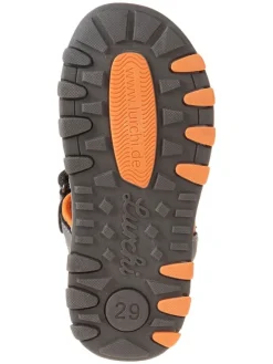 Sandalen in Grau/ Orange><noscript><img width=