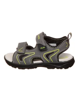 Lurchi Sandalen·Sandalen^Sandalen in Grau/ Schwarz/ Gelb