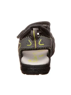 Lurchi Sandalen·Sandalen^Sandalen in Grau/ Schwarz/ Gelb