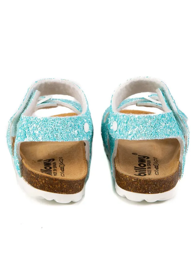 Sandalen in Hellblau>billowy New