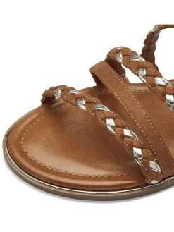 Sandalen in Hellbraun><noscript><img width=