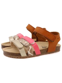 billowy Sandalen·Sandalen^Sandalen in Hellbraun/ Bunt
