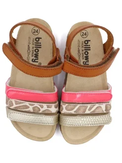 billowy Sandalen·Sandalen^Sandalen in Hellbraun/ Bunt