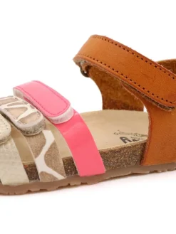 billowy Sandalen·Sandalen^Sandalen in Hellbraun/ Bunt