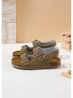 Sandalen in Khaki><noscript><img width=