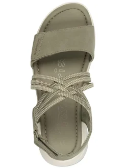 Sandalen in Khaki><noscript><img width=